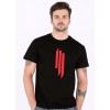 3 stripes round neck tshirt