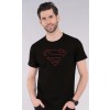superman logo round neck tshirt